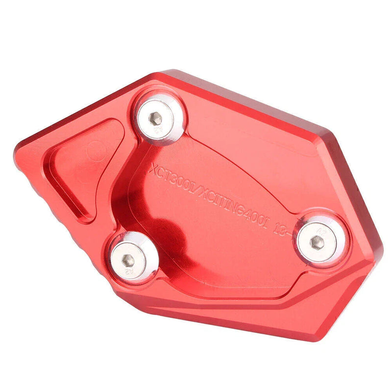 Kymco XCITING 400i (2012-2015) Red Aluminium Kickstand Pad