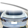 Tesla Model S Sedan Silver Boot Lip Spoiler (2012-2017)