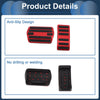 Ford Mustang Mach-E (2021-2025) Red 2 x Foot Accelerator Pedal Covers