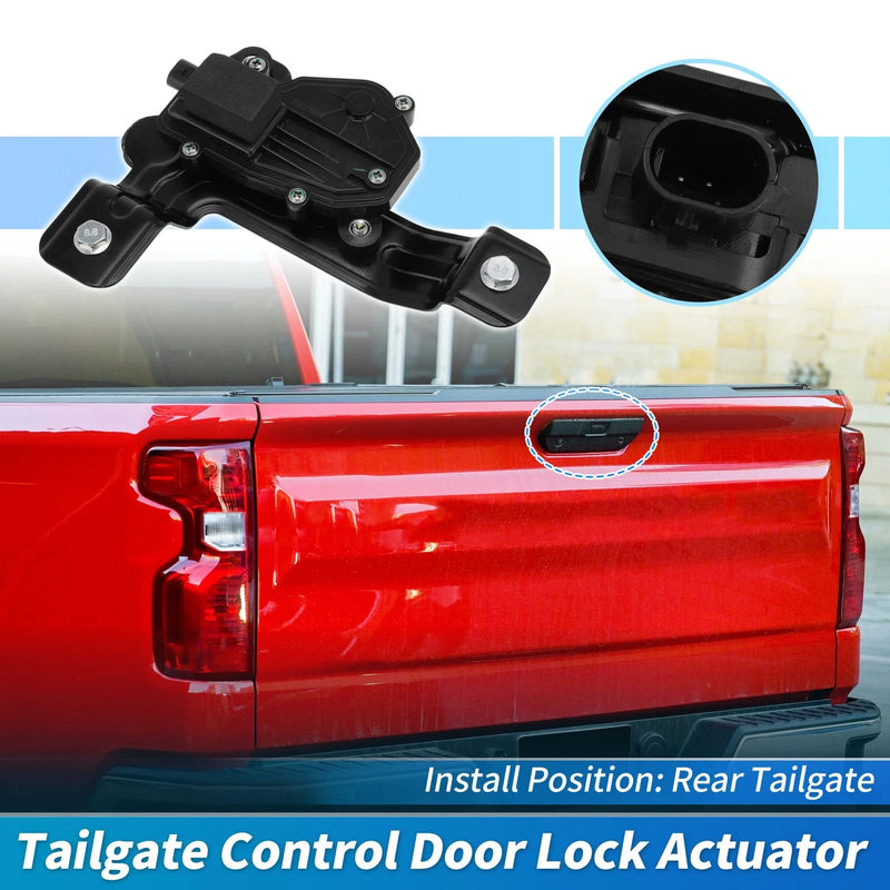 Chevrolet Silverado 1500 - GMC Tailgate Door Lock Actuator