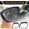 Toyota Tundra Rearview Mirror Eyebrow Trim (2022-2024)