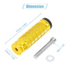Aolly Motorcycle Pair / 6mm Aluminum Rearset Footpeg Gold Tone