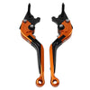 Yamaha FJR 1300, XJR1300 CNC Orange Extendable Brake Clutch Levers (2004-2020)