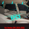 Honda CR-V 6 x Side Window Camp Black Silver Sunshade (2023–2025)