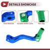 Kayo T2 Blue Green Folding Gear Shifter Lever