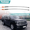 Chevrolet Silverado 2 x Front Door Handle Latch Release Cables (2007-2018)