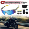PC Cycling Sunglasses 1 Set Motorcycle Riding Goggles