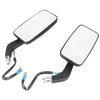 Car 8mm/10mm Moto Left & Right Rear View Side Mirrors with LED Signal Light