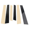 Honda CR-V 6 Pcs Car Door Trim Cover Kit Glossy Black Pillar Posts (07-11)