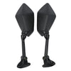 Kawasaki Ninja ZX6R ZX-6R Black Rearview Mirrors (2009-2012)