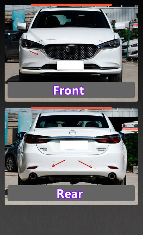 Mazda 6 Front Rear Bumper Tow Hook Hole Eye Cover Cap Trim (2020–2022)