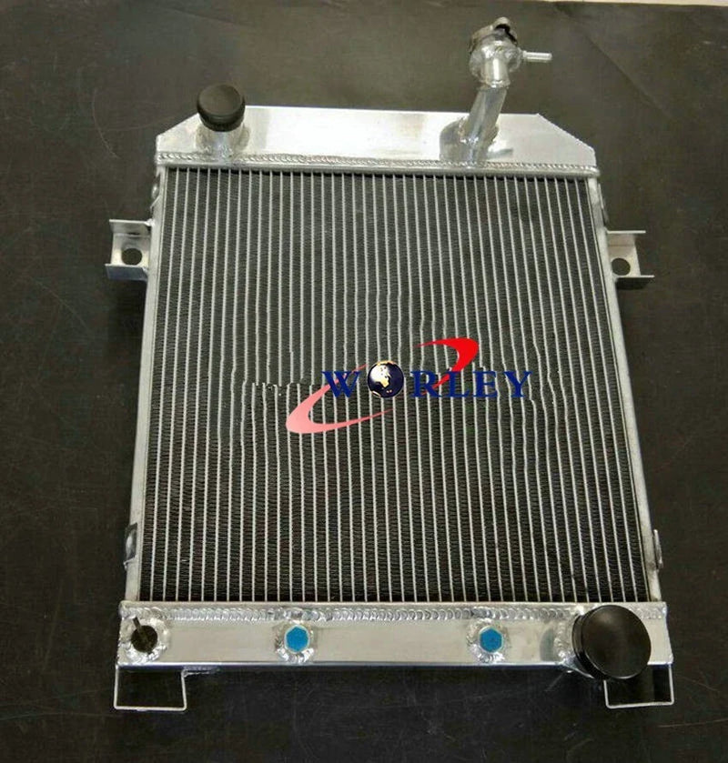 Jaguar Mark 2 MK2 Daimler 2.5 V8 Aluminum Radiator & Fan (1962-1967)