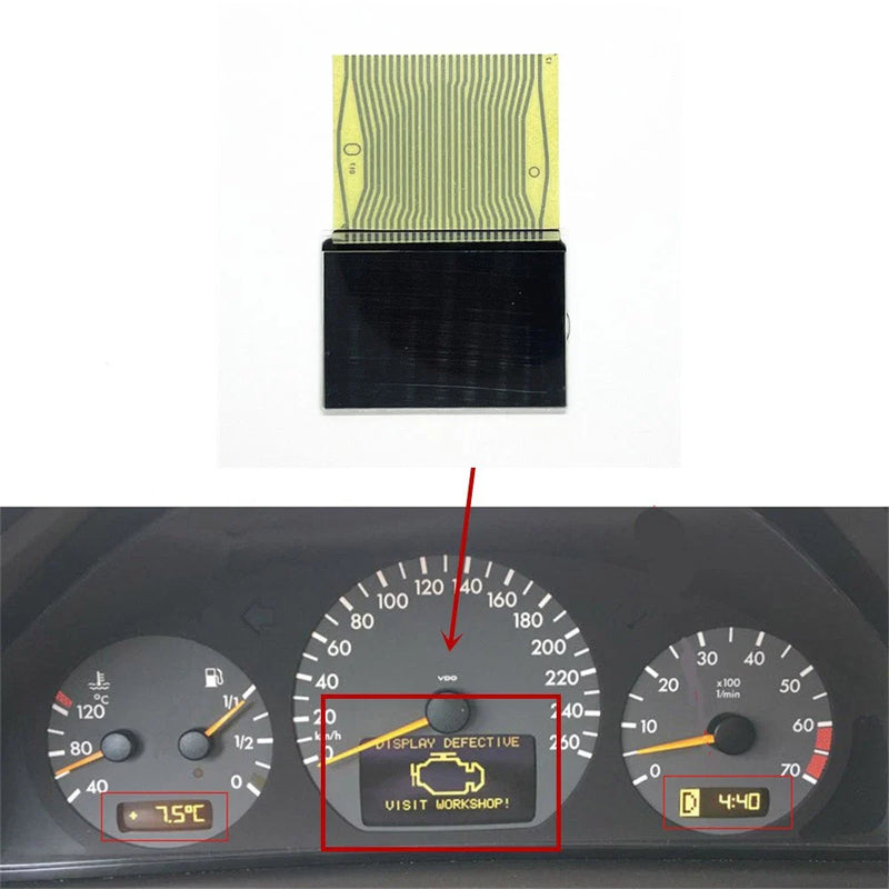 Mercedes-Benz W202 W210 W208 R170 LCD Display Screen (1998-2002)
