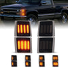 Chevy C / K Silverado Suburban Dynamic Smoked LED / Corner Turn Signal (1973–1987)