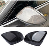 Audi A6 A7 A8 2 x Carbon Fiber Look Rear Mirror Covers (2019-2023)