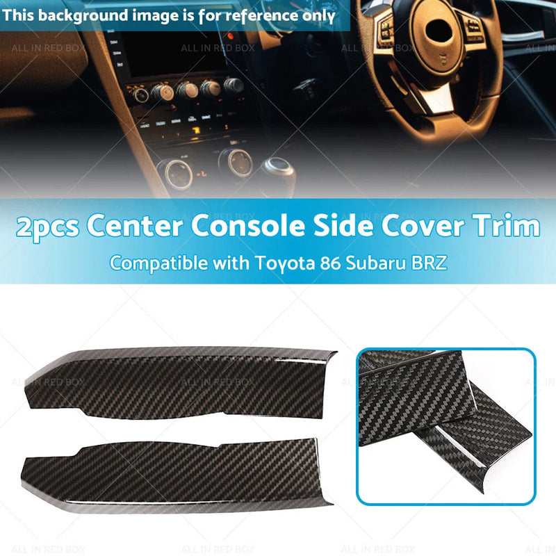 Subaru BRZ Toyota 86 Carbon Fiber Center Console Cover Trim (13-20)