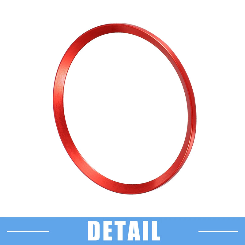 Honda Civic 2016-2021 Red Wheel Hub Center Cover Rings (Set of 4)