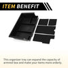 Chevy Silverado (2015-2019) Black Center Console Tray