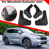 Mitsubishi Outlander 4x Mud Flaps Splash Guards Fender (2023–2024)