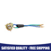 Motorcycle Item 1 3-Wire Headlight Harness Socket Connector