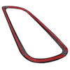 Ford Focus ST RS Interior Door Handle Frame Trim 4x Stainless Steel Black (2015-2018)