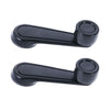 Toyota Land Cruiser 2 x Black Front Window Crank Handles (1969-2007)