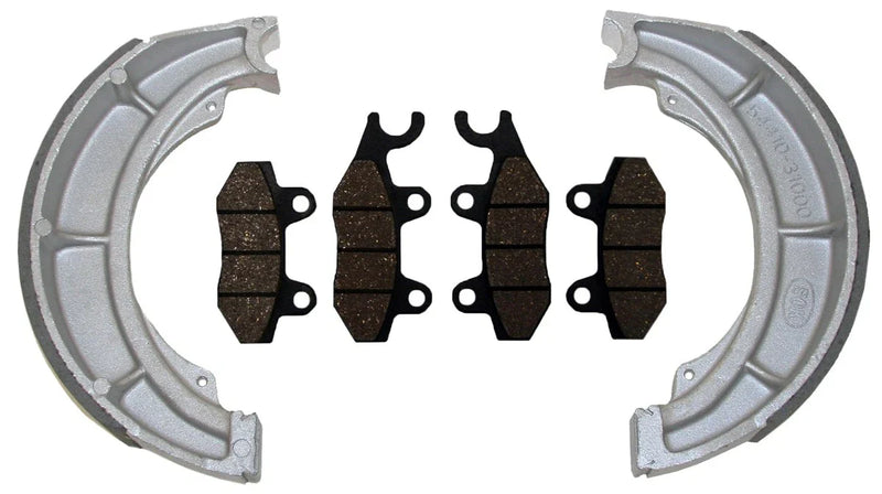 Suzuki Quadrunner 500 Quadmaster 500 Front Brake Pads & Rear Brake Shoes