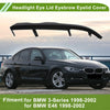 BMW 3-Series Headlight Eyebrow Eyelid Cover (2006-2013)