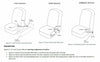 Toyota Corolla AE85 Coupe & Hatch Rear Seat Belt Kit (1982-1987)