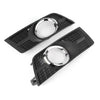 Cadillac SRX Black Front Fog Light Lamp Covers (2010-2016)