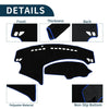 Mazda 3 Axela (2009-2013) Sun Protector Black Blue Dashboard Cover Mat