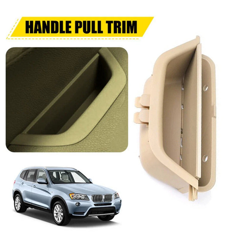 BMW Beige Front Driver Side Interior Door Handle Trim