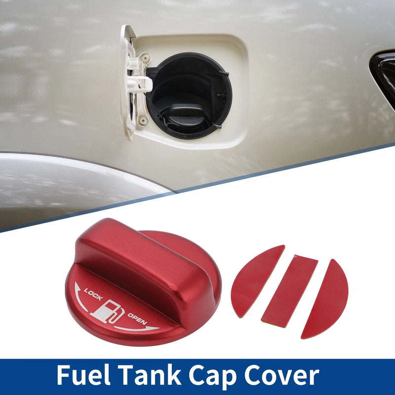 Toyota Hiace 200 Series Gas Fuel Tank Cap Cover Trim Sticker Red