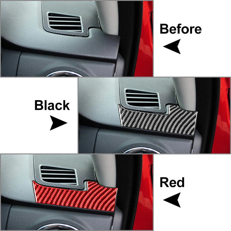 Toyota Tundra RHD Carbon Fiber Dashboard Air Outlet Cover Trim (2014-2021)