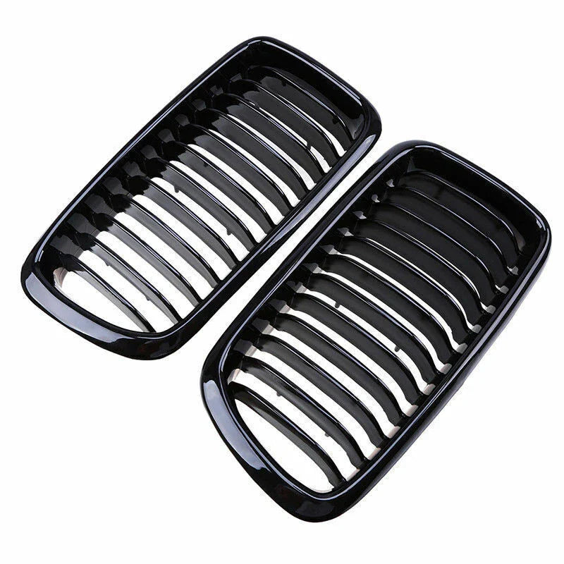 BMW E38 7 Series 740i 740iL 750iL Gloss Black Front Grille (1999-2001)