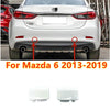 Mazda 6 2x White Rear Tow Hook Eye Cover Cap ABS Trim (2013–2019)