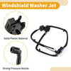 BMW 750i (2009-2015) Black 1 Pc Windshield Washer Nozzle