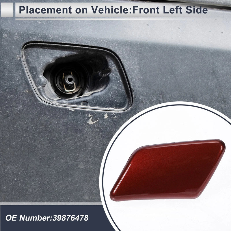 Volvo C30 Front Left Bumper Headlight Washer Nozzle Cover (2007-2013)