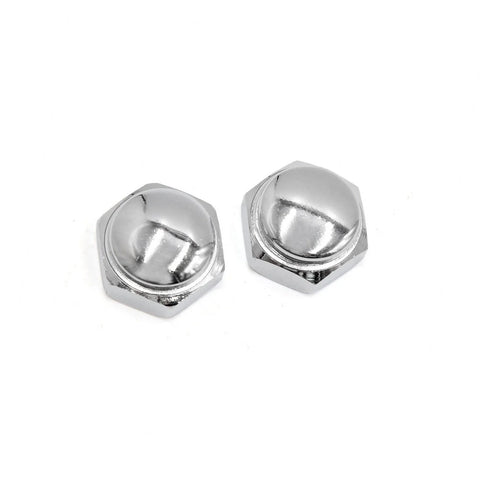 Motorcycle 2 x M22x1 Steering Wheel Shaft Cap Acorn Hex Nut