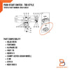 Toyota Hilux, Fortuner, Alphard, C-HR, Aurion TRD Push Engine Start Stop