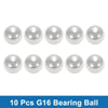 17.5mm Bearing Ball Bearing Steel G16 Precision Ball Silver Tone 10 Pcs