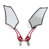 Motorcycle 2 x Handlebar Rear View Side Mirror