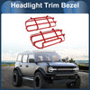 Ford Bronco Front Left & Right Headlight Trim Bezels (2021-2023)