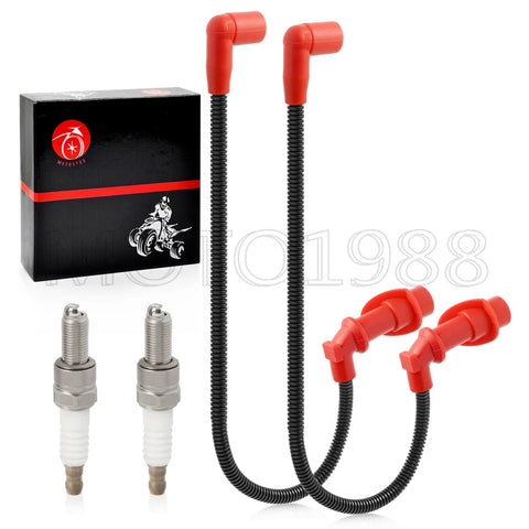 Polaris Ranger 3 x Ignition coil Spark plug Cap & Wire Spark plug (2006–2010)