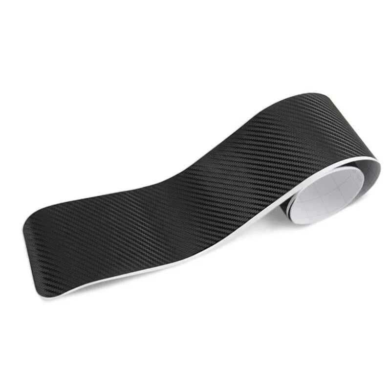 Car Carbon Fiber Rear Bumper Corner Trim Protector Sticker
