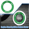 Dodge Charger Challenger Green Engine Start Button Sticker Aluminum Alloy