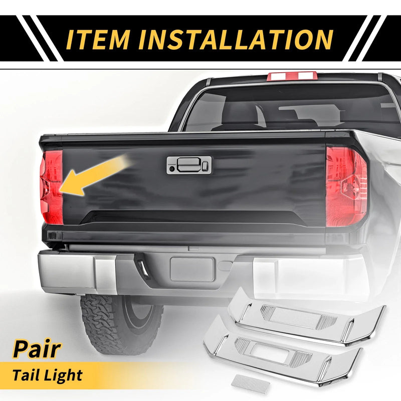 Toyota Tundra Exterior Tail Light Lamp Strip Trim (2022-2024)