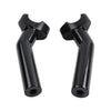 Harley Dyna Softail Sportster 6" CNC Pullback Handlebar Risers Black (2004-2023)