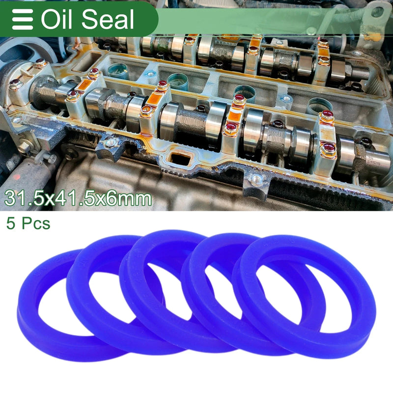 Make Model Oil Seal 31.5x41.5x6mm Rotary Shaft Seal TPU 5 x Pcs