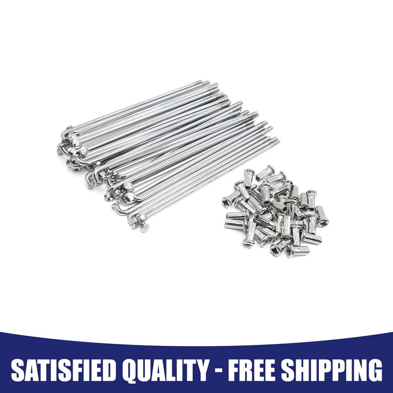 Universal 4mm Thread 36 x Motorcycle Wheel Spokes with Nipples